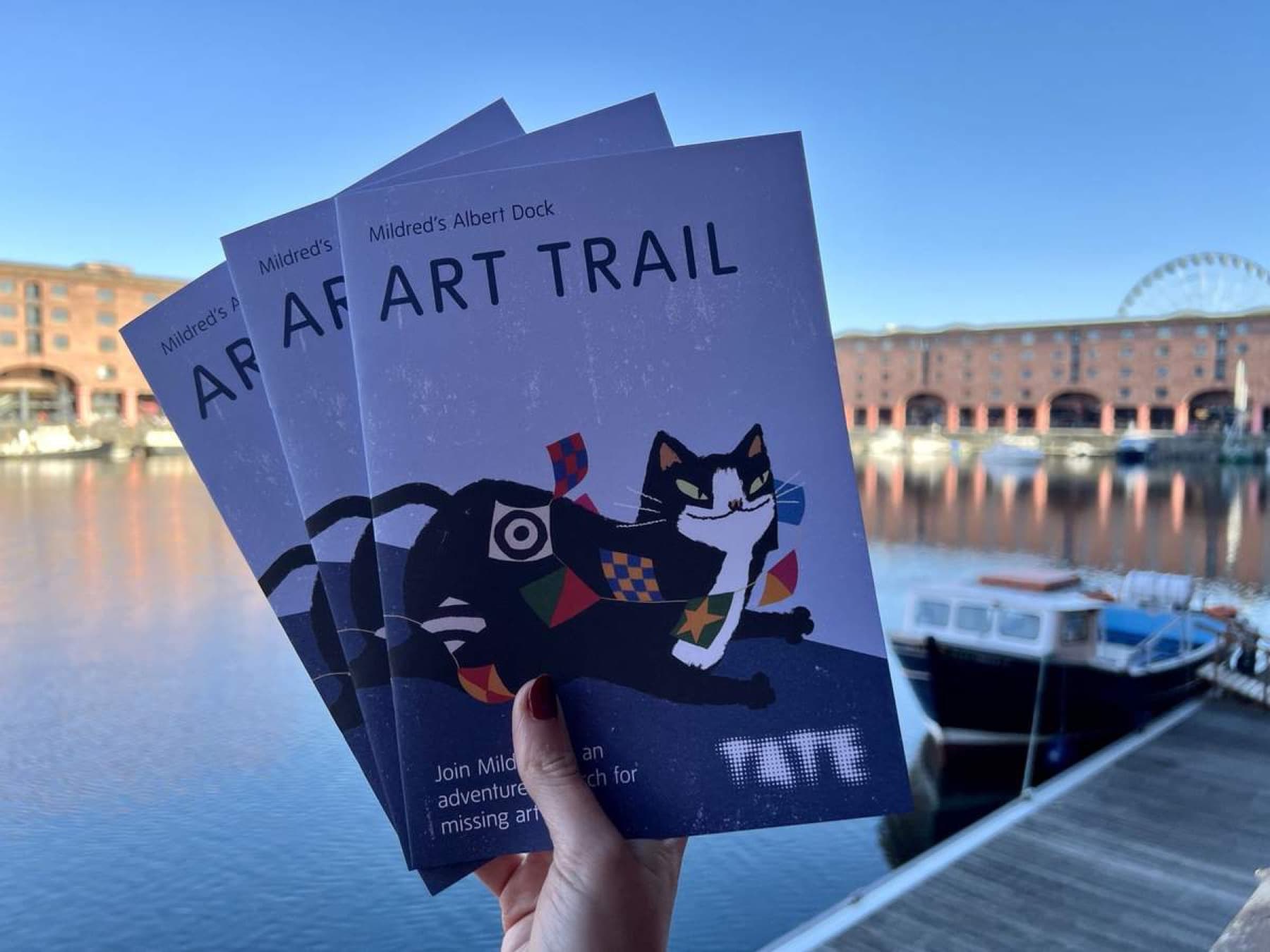 Family-friendly Mildred’s Albert Dock Art Trail offers kids purr-fect introduction. Photograph: Tate Liverpool + RIBA North