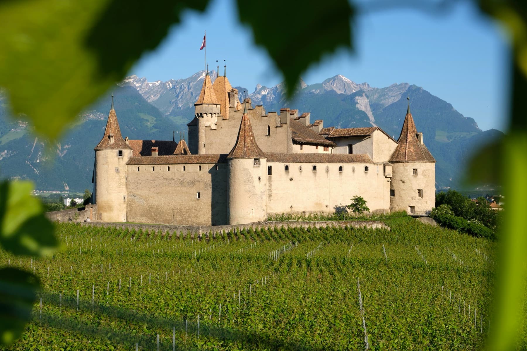 Impressive castles come no more imposing than Château d’Aigle. Photograph: Switzerland Tourism